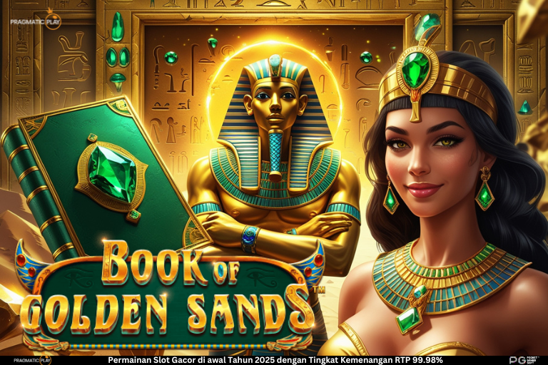 Book of Golden Sand: Slot Online Bertema Mesir Kuno